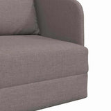 Canapé-Lit Taupe 65 x 80 x 83 cm tissu