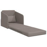Canapé-Lit Taupe 65 x 80 x 83 cm tissu