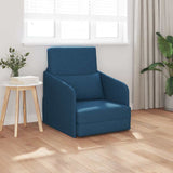 Canapé-Lit Bleu 65 x 80 x 83 cm tissu