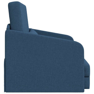 Canapé-Lit Bleu 65 x 80 x 83 cm tissu