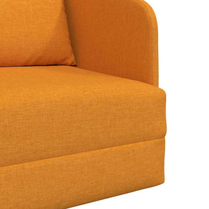 Canapé-Lit Jaune foncé 65 x 80 x 83 cm tissu
