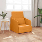 Canapé-Lit Jaune foncé 65 x 80 x 83 cm tissu