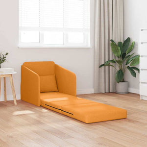 Canapé-Lit Jaune foncé 65 x 80 x 83 cm tissu