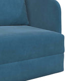 Canapé-Lit Bleu 65 x 80 x 83 cm Velours