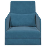 Canapé-Lit Bleu 65 x 80 x 83 cm Velours