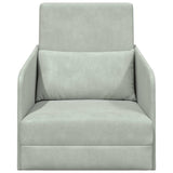 Canapé-Lit Gris clair 65 x 80 x 83 cm Velours
