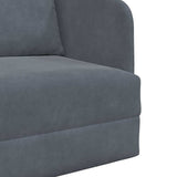 Canapé-Lit Gris foncé 65 x 80 x 83 cm Velours