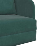 Canapé-Lit Vert foncé 65 x 80 x 83 cm Velours