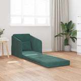 Canapé-Lit Vert foncé 65 x 80 x 83 cm Velours