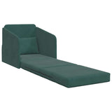 Canapé-Lit Vert foncé 65 x 80 x 83 cm Velours