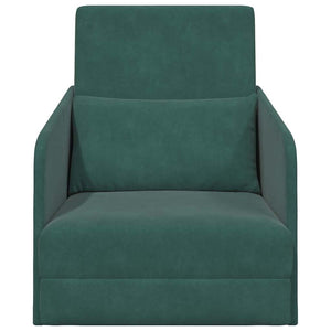Canapé-Lit Vert foncé 65 x 80 x 83 cm Velours