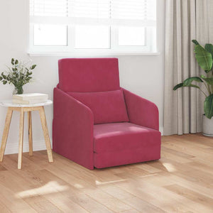 Canapé-Lit Bordeaux 65 x 80 x 83 cm Velours