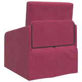 Canapé-Lit Bordeaux 65 x 80 x 83 cm Velours