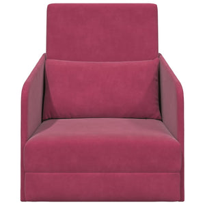 Canapé-Lit Bordeaux 65 x 80 x 83 cm Velours