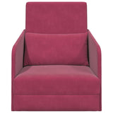Canapé-Lit Bordeaux 65 x 80 x 83 cm Velours