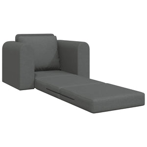 Canapé-Lit Gris foncé 98 x 71 x 83 cm tissu