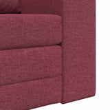 Canapé-Lit Rouge bordeaux 98 x 71 x 83 cm tissu