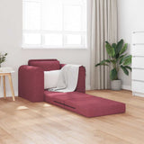 Canapé-Lit Rouge bordeaux 98 x 71 x 83 cm tissu