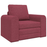 Canapé-Lit Rouge bordeaux 98 x 71 x 83 cm tissu