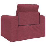 Canapé-Lit Rouge bordeaux 98 x 71 x 83 cm tissu