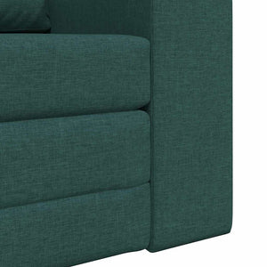 Canapé-Lit Vert foncé 98 x 71 x 83 cm tissu
