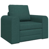 Canapé-Lit Vert foncé 98 x 71 x 83 cm tissu