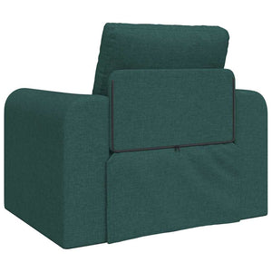 Canapé-Lit Vert foncé 98 x 71 x 83 cm tissu