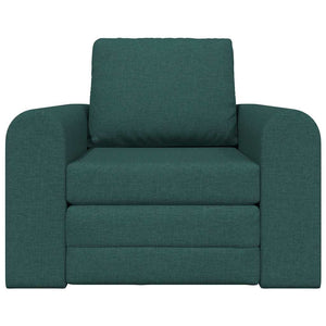 Canapé-Lit Vert foncé 98 x 71 x 83 cm tissu