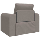 Canapé-Lit Taupe 98 x 71 x 83 cm tissu