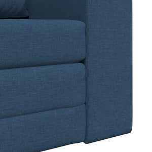 Canapé-Lit Bleu 98 x 71 x 83 cm tissu