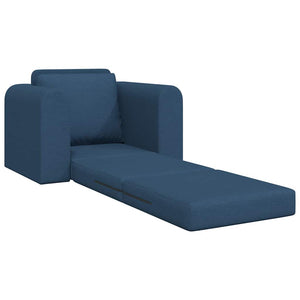 Canapé-Lit Bleu 98 x 71 x 83 cm tissu