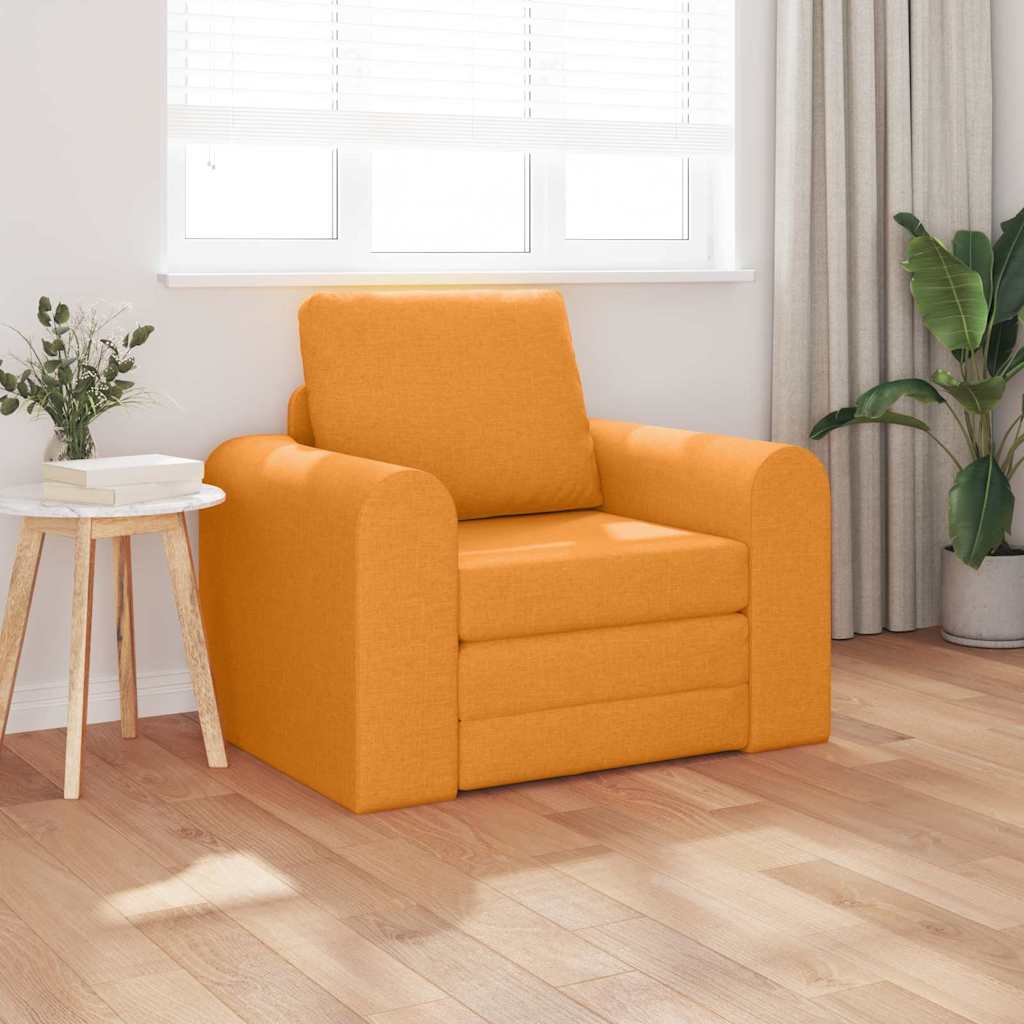 Canapé-Lit Jaune foncé 98 x 71 x 83 cm tissu