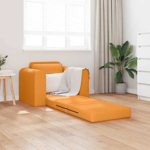 Canapé-Lit Jaune foncé 98 x 71 x 83 cm tissu