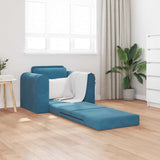 Canapé-Lit Bleu 98 x 71 x 83 cm Velours