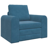Canapé-Lit Bleu 98 x 71 x 83 cm Velours