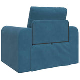 Canapé-Lit Bleu 98 x 71 x 83 cm Velours