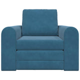 Canapé-Lit Bleu 98 x 71 x 83 cm Velours
