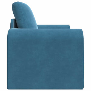 Canapé-Lit Bleu 98 x 71 x 83 cm Velours