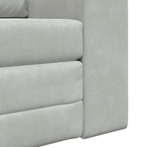 Canapé-Lit Gris clair 98 x 71 x 83 cm Velours