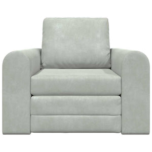 Canapé-Lit Gris clair 98 x 71 x 83 cm Velours