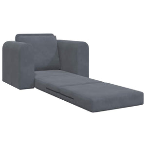 Canapé-Lit Gris foncé 98 x 71 x 83 cm Velours
