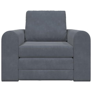 Canapé-Lit Gris foncé 98 x 71 x 83 cm Velours