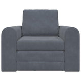 Canapé-Lit Gris foncé 98 x 71 x 83 cm Velours