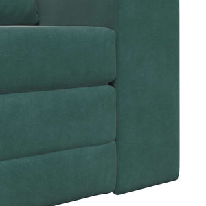 Canapé-Lit Vert foncé 98 x 71 x 83 cm Velours