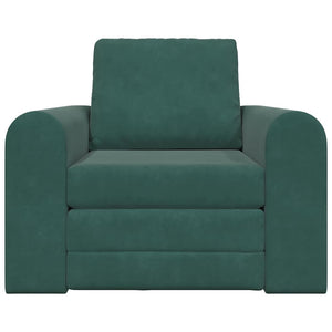 Canapé-Lit Vert foncé 98 x 71 x 83 cm Velours