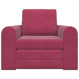 Canapé-Lit Rouge bordeaux 98 x 71 x 83 cm Velours