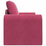 Canapé-Lit Rouge bordeaux 98 x 71 x 83 cm Velours