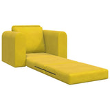 Canapé-Lit Jaune 98 x 71 x 83 cm Velours
