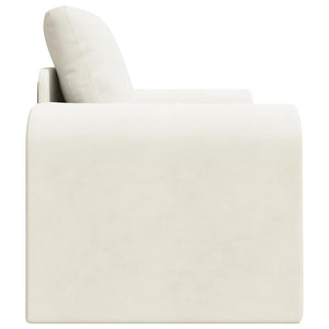 Canapé-Lit Crème 98 x 71 x 83 cm Velours