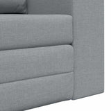 Canapé-Lit Gris clair 148 x 71 x 83 cm tissu
